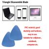 Deal Maniac 10 Pieces Universal Triangle Plastic Pry Opening Tool Compatible with iPhone, Galaxy, Pixel Mobile Phone Laptop Tablet LCD Screen Case Disassembly Blue Guitar Picks view 4