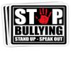 Chilli Purple Anti Bullying Awareness - Stop Bullyings Gift Decorations - 4x3 Vinyl Stickers, Laptop Decal, Water Bottle Sticker (Set of 3) view 1