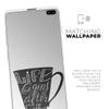 DesignSkinz Life Begins After Coffee Protective Vinyl Decal Wrap Skin Cover Compatible with The Samsung Galaxy S20 (Screen Trim & Back Glass Skin) view 2