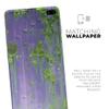 DesignSkinz Purple Metal with Lime Green Rust Protective Vinyl Decal Wrap Skin Cover Compatible with The Samsung Galaxy S20 (Screen Trim & Back Glass Skin) view 2