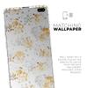 DesignSkinz Karamfila Yellow & Gray Floral V5 Protective Vinyl Decal Wrap Skin Cover Compatible with The Samsung Galaxy S20 (Screen Trim & Back Glass Skin) view 2