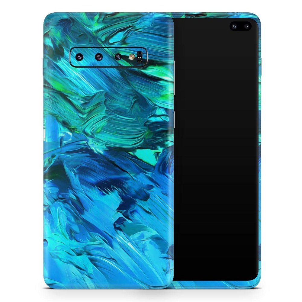DesignSkinz Blurred Abstract Flow V40 Protective Vinyl Decal Wrap Skin Cover Compatible with The Samsung Galaxy S20 (Screen Trim & Back Glass Skin)