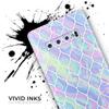 DesignSkinz Iridescent Dahlia v4 Protective Vinyl Decal Wrap Skin Cover Compatible with The Samsung Galaxy S20 (Screen Trim & Back Glass Skin) view 3