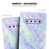 DesignSkinz Iridescent Dahlia v4 Protective Vinyl Decal Wrap Skin Cover Compatible with The Samsung Galaxy S20 (Screen Trim & Back Glass Skin) view 4