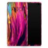DesignSkinz Blurred Abstract Flow V30 Protective Vinyl Decal Wrap Skin Cover Compatible with The Samsung Galaxy S20 (Screen Trim & Back Glass Skin) view 1