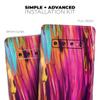 DesignSkinz Blurred Abstract Flow V30 Protective Vinyl Decal Wrap Skin Cover Compatible with The Samsung Galaxy S20 (Screen Trim & Back Glass Skin) view 4
