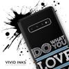 DesignSkinz Do What You Love What You Do Protective Vinyl Decal Wrap Skin Cover Compatible with The Samsung Galaxy S20 (Screen Trim & Back Glass Skin) view 3