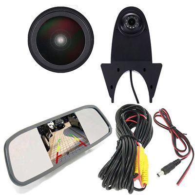 1280x720 Pixels 3rd Brake Light Reverse Camera Parking for sprinter vito viano Citroen Dacia Fiat Ford Hyundai Isuzu Iveco Mitsubishi Nissan Peugeot Seat skoda Toyota VW crafter T5+4.3"Reverse Screen