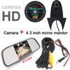 1280x720 Pixels 3rd Brake Light Reverse Camera Parking for sprinter vito viano Citroen Dacia Fiat Ford Hyundai Isuzu Iveco Mitsubishi Nissan Peugeot Seat skoda Toyota VW crafter T5+4.3"Reverse Screen view 2