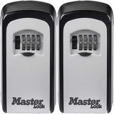 Key Storage Lock, Resettable, Holds 5