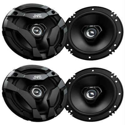 (4) JVC CS-DF620 6.5" 300 Watt 2-Way Car Audio Coaxial Speakers