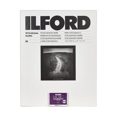 Ilford Multigrade V RC Deluxe Pearl Surface Black & White Photo Paper, 190gsm, 11x14", 50 Sheets