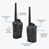 Midland MB400 Two Way Radio Six Pack/Multi-Charger Combo (MB400X6MC) view 4