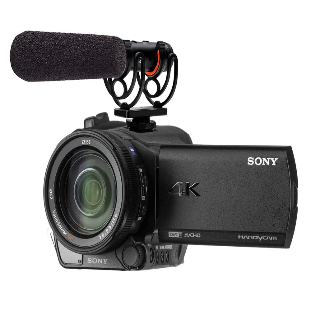 Digital Nc Advanced Super Cardioid Stereo Microphone for Sony FDR-AX700 with Dead Cat Wind Muff