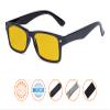 CessBlu Amber Tinted Blue Light Blocking Glasses for Women Reading Computer Screen (Black)+1.25 view 2
