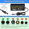 Snsnlent DC 12V 4A 48W AC Adapter Power Supply 12V 4A 48W AC/DC Power Adapter with 5.5x2.5mm DC Plug 12V 4A 48W Power Supply for LCD Monitor, LED Strip Light, CCTV Security System view 3