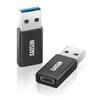 [10Gbps] USB C Female to USB Male Adapter (2-Pack), 3.1 USB A to USB C Adapter, XAOSUN One-Sided SuperSpeed Data Sync & 100W Fast Charging For iphone 15 Plus Pro Max, Laptop, Charger, Quest Link, etc. view 1