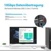 [10Gbps] USB C Female to USB Male Adapter (2-Pack), 3.1 USB A to USB C Adapter, XAOSUN One-Sided SuperSpeed Data Sync & 100W Fast Charging For iphone 15 Plus Pro Max, Laptop, Charger, Quest Link, etc. view 2