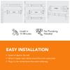 YARNA Capacitive Electronic Water Descaler Whole House Solution - No-Salt Softener System, Reduces Limescale Effects and Mineral Buildup - Model CWD230, Compatible with Pipes Up of to 2 Inches view 3