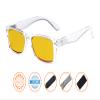 CessBlu Amber Tinted Blue Light Blocking Glasses for Women Reading Computer Screen (Transparent)+1.0 view 2