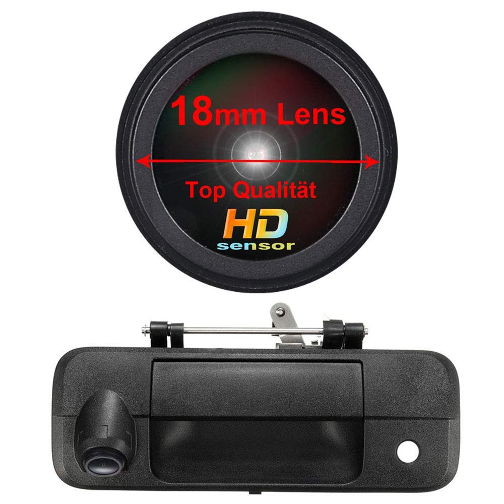 1280x720 Pixels 1000 TV Lines 3rd Brake Light Reversing Camera Brake lamp Vehicle Camera Parking Reverse for Toyota Tundra 2007-2013 Tailgate Handle Toyota Tacoma 2016-2018 Waterproof