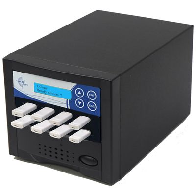 EZ DUPE 1 to 7 USB Duplicator - 2GB/Min - Multiple USB flash media thumb drive Standalone Copier & Eraser/Sanitizer - at copy speed up to 35mb/Sec (U07-SSPX8)