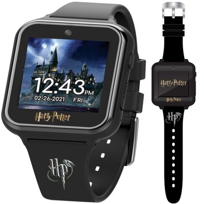 Harry Potter Kids Smart Watch  Interactive Touchscreen Watch with 10 Changeable Faces, Camera, Games, Alarm, Stopwatch, Step Counter & Calculator  Fits Wrists from 5.5" to 8"
