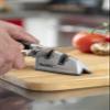 Smith's 51181 Gourmet Diamond EdgeGrip Knife Sharpening - Coarse & Fine Pre-Set Sharpening Slots - Non-Slip Base - Straight & Serrated Blades view 3