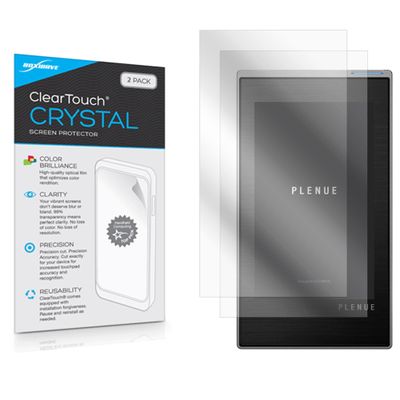 BoxWave Screen Protector Compatible with Cowon Plenue 1 - ClearTouch Crystal (2-Pack), HD Film Skin - Shields from Scratches