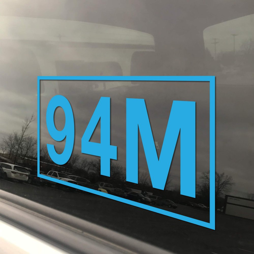 Inkfidel 10-Pack Army MOS 94M Surveillance Radar Repairer Window Decal Free Lifetime Replacement. 3" x 5" Heavy Duty Die Cut Vinyl Veteran Bumper Sticker. (Blue)