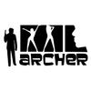 Archer TV Series 6" Wide Show Logo Die Cut Decal - Black Color view 1