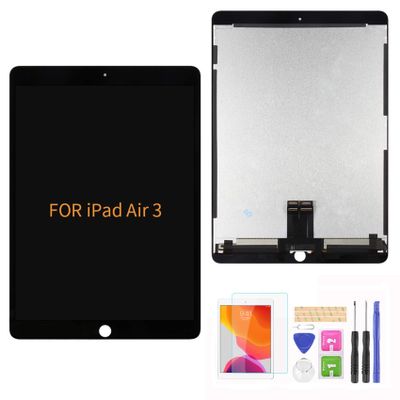 A-MIND LCD Replacement Screen Suitable for iPad Air 3 2019 10.5" A2152 A2123 A2153 A2154 LCD Display Touch Screen digitizer Assembly Without Home Button + Tool Repair Kit + Screen Protector (Black)
