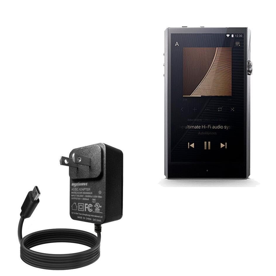 BoxWave Charger Compatible with Astell & Kern SP1000 - Wall Charger Direct (15W), Rapid Charge Your Device with Built-in 3ft Cable