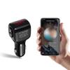 Bluetooth FM Transmitter for Car, Wireless Bluetooth 5.0 in-Car Radio Adapter Car Kit with Handsfree Calling, 2 USB Ports, LED Display Stereo 4 Modes Music Play view 3