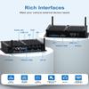 BASOARO Mini PC RS232, Small PC Fanless Mini Computer Desktop PC i5 8250U, 16G RAM 256G SSD 1TB HDD, RJ45 LAN, LPT Port, DP/EDP/HD, 6 RS232 COM, WiFi, BT, Mini PC for Industry view 2