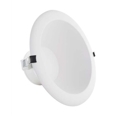 Satco CCT and Wattage Selectable LED Commercial Recessed Downlight, 6 Inches, White