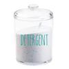 Black - Detergent Vinyl Decal - Laundry Room - Farmhouse Skinny Font - 6.25w x 2.5h inches - Die Cut Sticker view 3