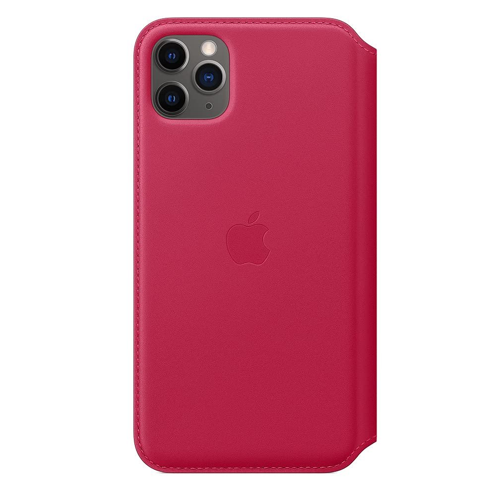 Apple Leather Folio (for iPhone 11 Pro Max) - Raspberry