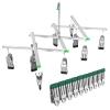 Darkroom Film Negative Drying Hanging Rack Frame Foldable Hanger Windproof 10 Clips for 35mm 120 4x5'' Film view 1