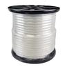 1/2" White Polyester Rope, Solid Braid Dacron Utility Rope, 250 ft Spool, Low Stretch UV Resistant Industrial Cord view 3