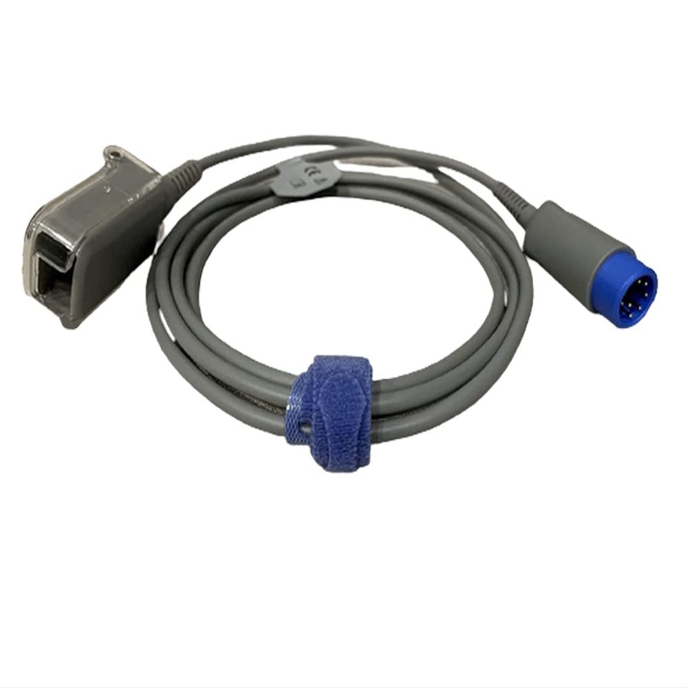 EDAN 01.57.471068-11 SpO2 7-Pin Extension Cable Compatible with EDAN Equipments: iM3, iM20, V5, V6 and V8