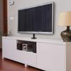 MOUNT-IT! Flat Screen TV Bolt Down Stand for Desk, Desktop, and Tabletop [23" - 43" Screens] Swivel Tabletop Mount, VESA Mount up to 200x200mm (Steel, Black) view 2