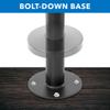 MOUNT-IT! Flat Screen TV Bolt Down Stand for Desk, Desktop, and Tabletop [23" - 43" Screens] Swivel Tabletop Mount, VESA Mount up to 200x200mm (Steel, Black) view 4