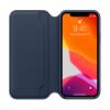 Apple Leather Folio (for iPhone 11 Pro) - Deep Sea Blue view 4