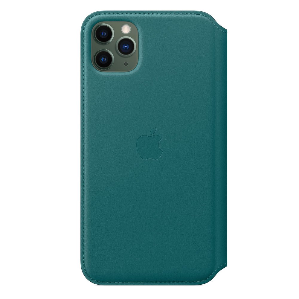 Apple Leather Folio (for iPhone 11 Pro Max) - Peacock