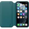Apple Leather Folio (for iPhone 11 Pro Max) - Peacock view 4