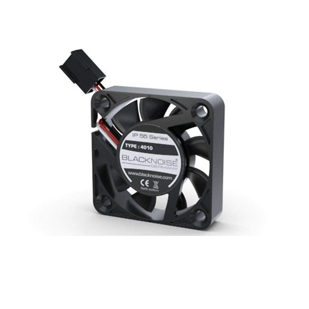 BLACKNOISE Industrial Fans NB-IP55-SERIES 40X40X10 Fan, 4000 RPM, 18.6 DBA, 3.06 CFM IND-4010-40-12