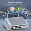 BASOARO Industrial Mini PC Win 10 Pro Fanless Computer Core i7 4500U, 8GB RAM 128GB SSD, Gigabit Ethernet, HD VGA Dual Displays, 6 RS232 COM, 4 USB3.0, 4 USB2.0, WiFi, BT view 3