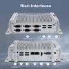 BASOARO Industrial Mini PC Win 10 Pro Fanless Computer Core i7 4500U, 8GB RAM 128GB SSD, Gigabit Ethernet, HD VGA Dual Displays, 6 RS232 COM, 4 USB3.0, 4 USB2.0, WiFi, BT view 4