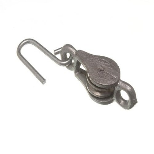 Washing LINE Cable Rope Pulley with Hook GALVANISED Steel